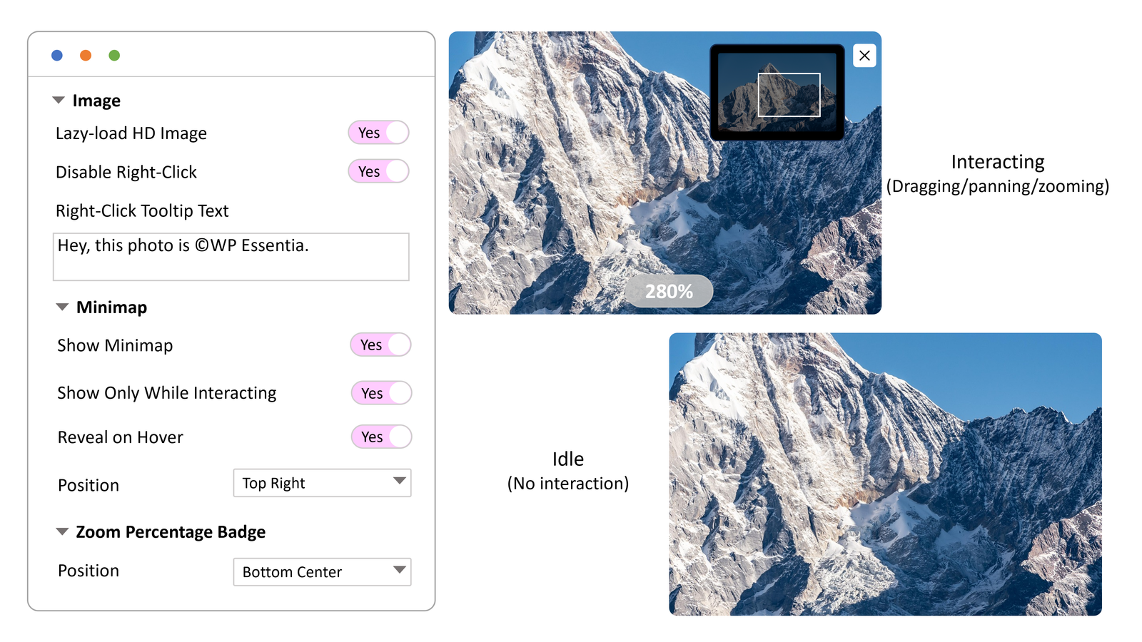 Image viewer analytics feature preview